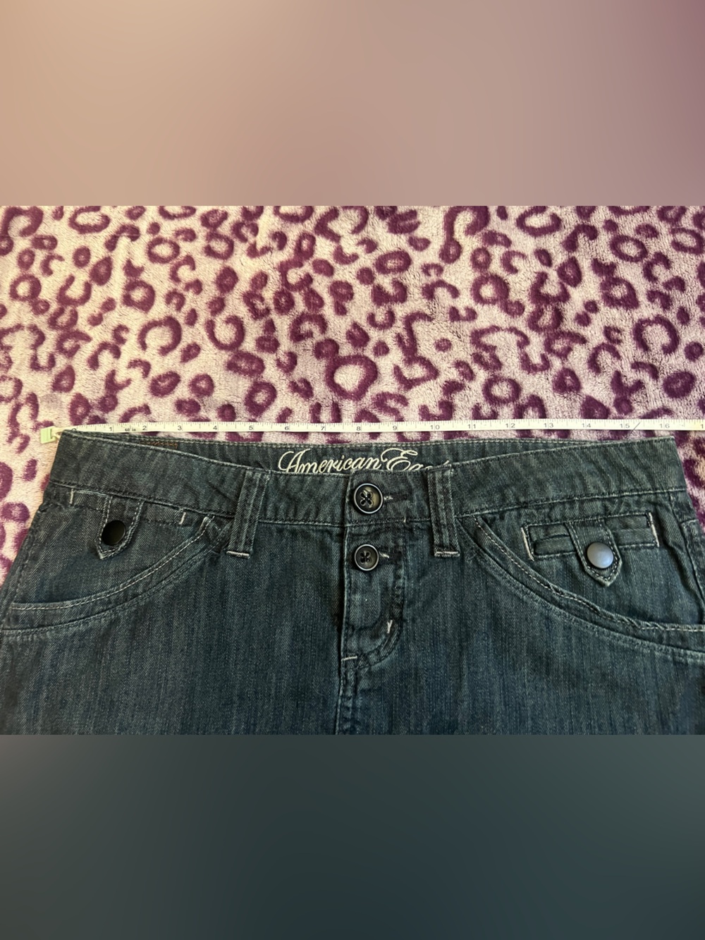 American Eagle Denim Mini Skirt - Picture 4 of 5